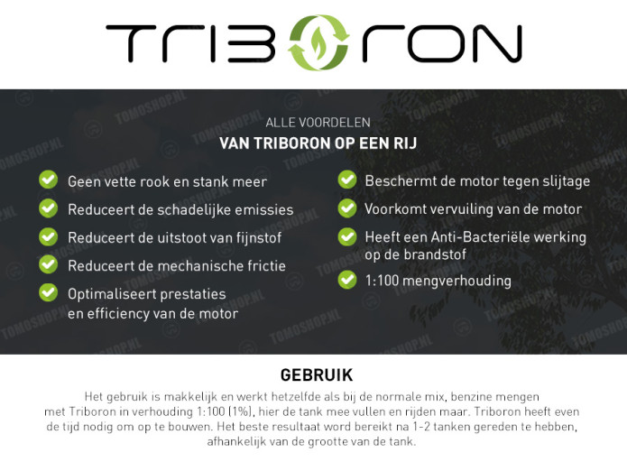 Triboron 2-takt Concentrate 500ml (2-takt olie vervanger)